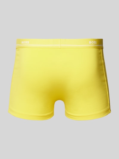 BOSS Trunks mit Logo-Bund im 5er-Pack Hellgelb 3
