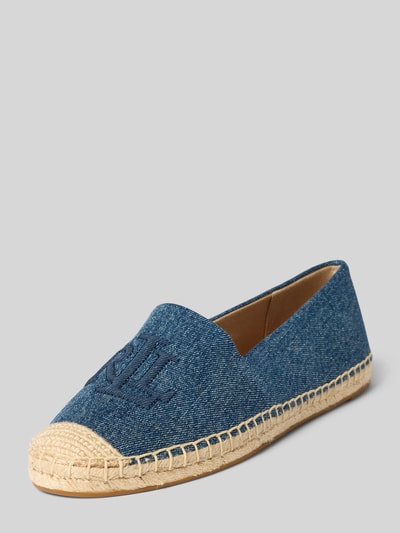 Lauren Ralph Lauren Espadrilles mit Logo-Stitching Modell 'CAMERYN' Jeansblau 1