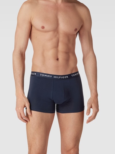 Tommy Hilfiger Trunks mit Logo-Stitching im 3er-Pack Marine 1