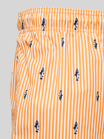 Jack & Jones Regular Fit Badeshorts mit Label-Patch Modell 'STMAUI' Hellgelb 2