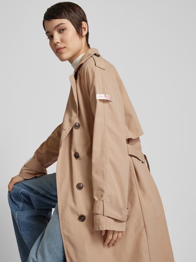 Frieda & Freddies Trenchcoat met reverskraag, model 'Marni' Beige - 3