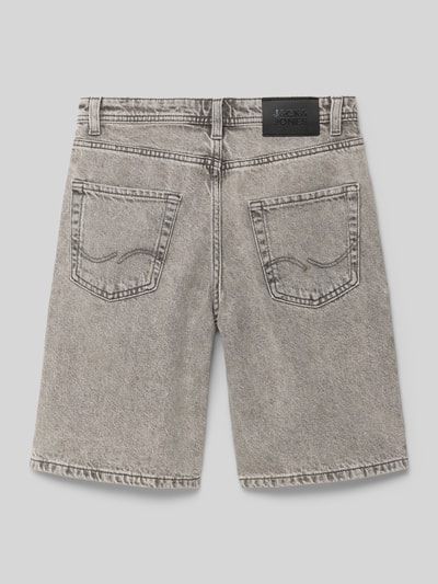 JACK & JONES baggy fit korte jeans met steekzakken model 'ALEX' Zwart - 3