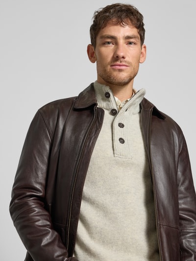 Barbour Regular fit schipperstrui van zuivere wol Offwhite - 3