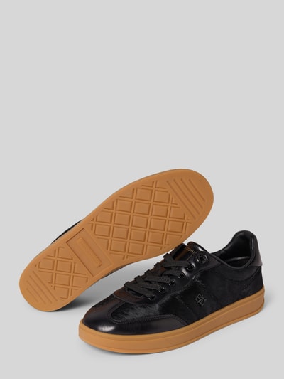 Tommy Hilfiger Sneakersy niskie z czystej skóry nappa model ‘HERITAGE’ Czarny 4