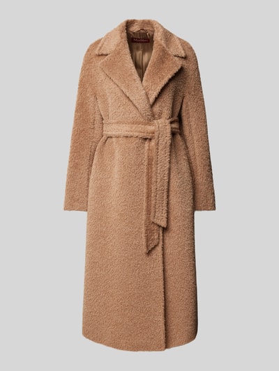 Max Mara Studio Mantel mit Gürtel Modell 'NILO' Camel 2