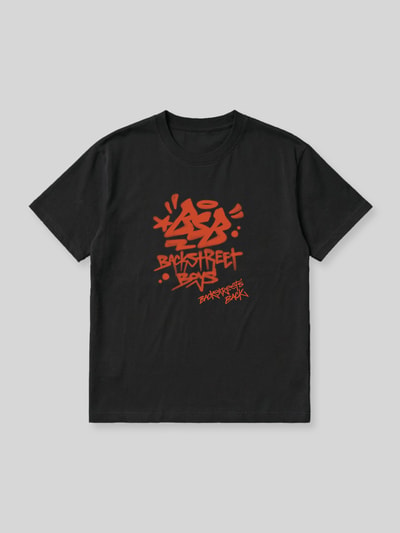 Mister Tee Regular Fit T-Shirt mit Backstreet Boys Print Black 1