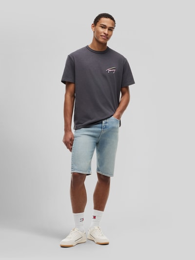 Tommy Jeans Relaxed Fit T-Shirt aus reiner Baumwolle Black 1
