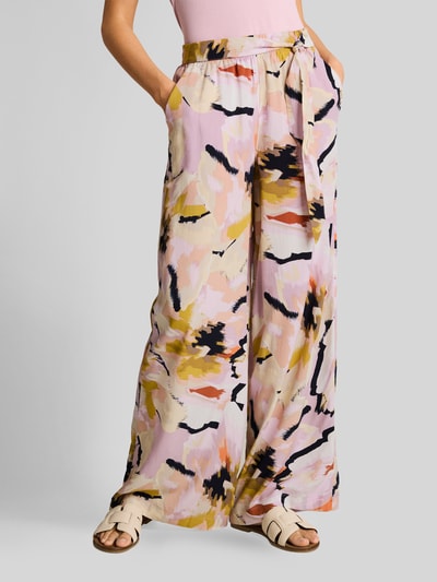 Tom Tailor Loose Fit Hose aus Viskose-Mix Rosa 4