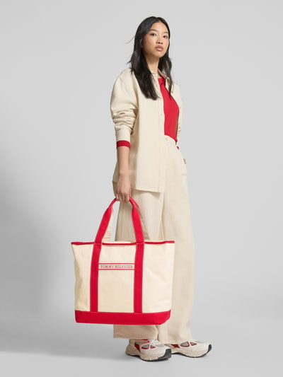 Tommy Hilfiger Strandtas van katoen Rood - 1