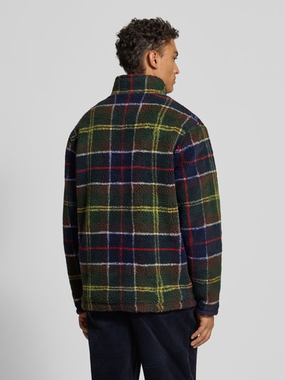 Barbour Regular Fit Fleecejacke mit Stehkragen Modell 'TARTAN' Dunkelgruen 5