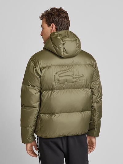 Lacoste Steppjacke mit Kapuze Oliv 5