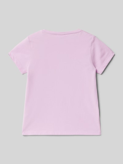 s.Oliver RED LABEL Regular Fit T-Shirt aus reiner Baumwolle Lavender 3