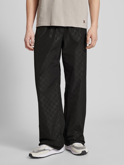 PEQUS Sweatpants mit Label-Details Modell 'Aether' Black 4