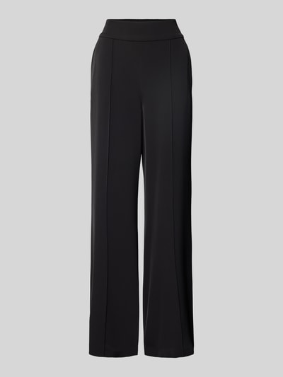 comma Stoffen broek met elastische band Zwart - 2