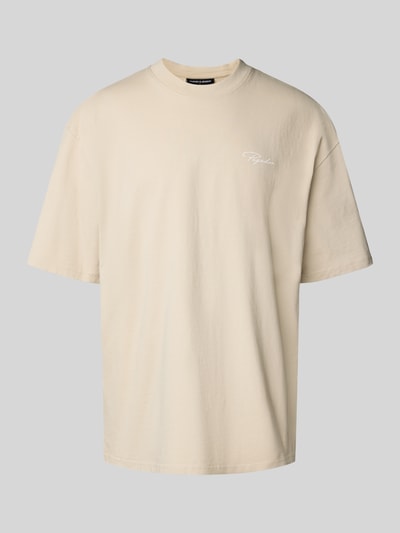 Pegador Oversized T-Shirt mit Logo-Print Modell 'PIKE' Beige 2