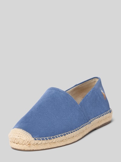 Polo Ralph Lauren Espadrilles met logostitching, model 'CEVIO' Blauw - 1