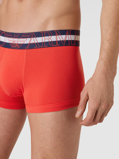 Emporio Armani Nauwsluitende boxershort met logoband Rood - 3