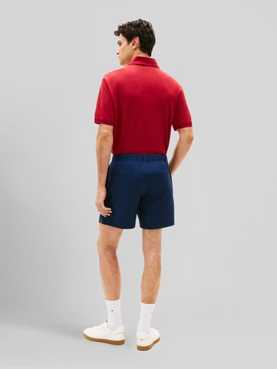 Tommy Hilfiger Regular Fit Shorts aus seesucker Modell 'DOVER' Dunkelblau 5