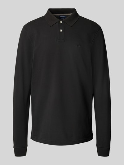 MCNEAL Regular Fit Poloshirt mit Label-Stitching Black 2
