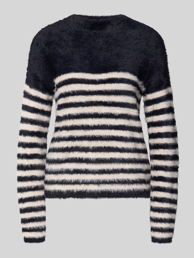 Christian Berg Woman Sweter z dzianiny ze sztucznego futra  Czarny 2