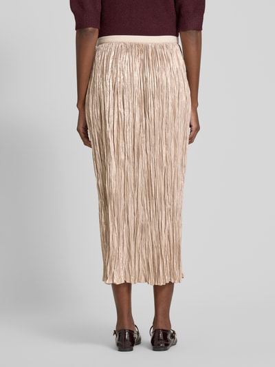 Oui Midirok met plissévouwen Goud gemêleerd - 5