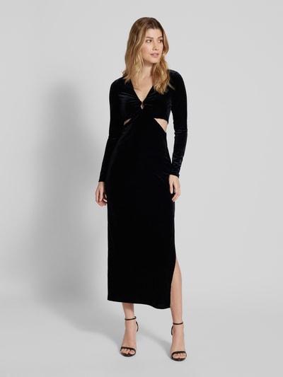 Jake*s Cocktail Cocktailkleid mit V-Ausschnitt Black 4