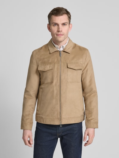 bugatti Jacke mit Kentkragen Camel 4