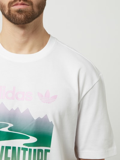 adidas Originals T-Shirt mit Print Weiss 3