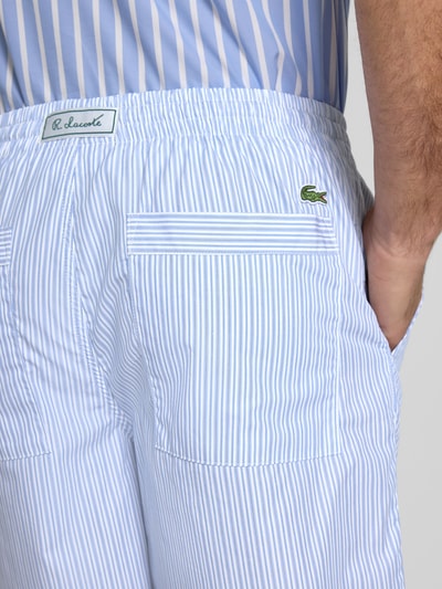 Lacoste Shorts mit elastischem Bund Hellblau 3