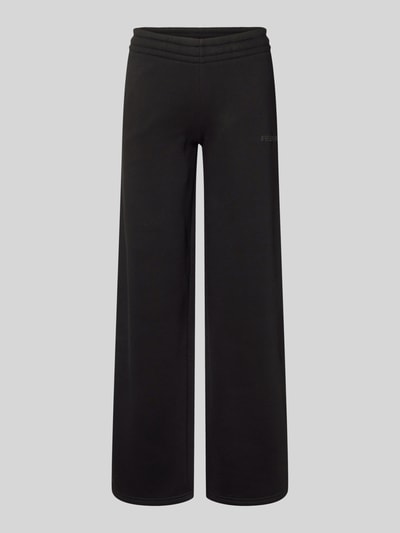 Review Spodnie dresowe z elastycznym ściągaczem Czarny 2