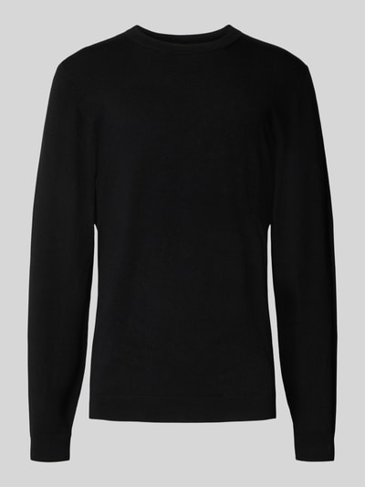 MCNEAL Strickpullover mit gerippten Abschlüssen Black 2