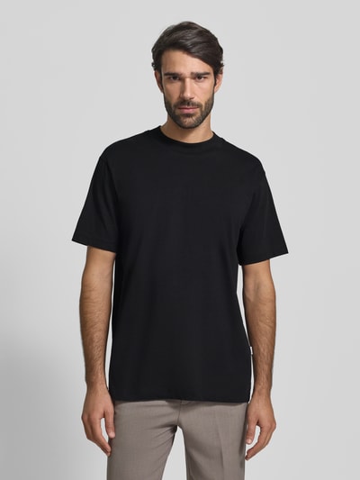 SELECTED HOMME Regular Fit T-Shirt aus reiner Baumwolle Modell 'COLMAN' Black 4
