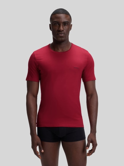 BOSS T-Shirt-Set mit Logo-Schriftzug im 3er-Pack Rot 5