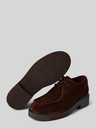 Marc O'Polo Veterschoen van suède Donkerbruin - 4