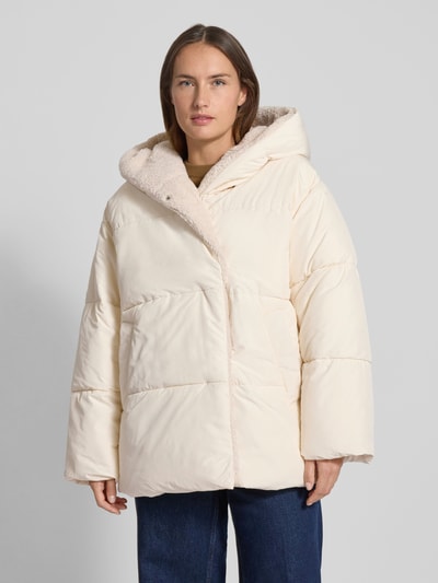 Jake*s Casual Steppjacke mit Futter aus Teddyfell Ecru 4