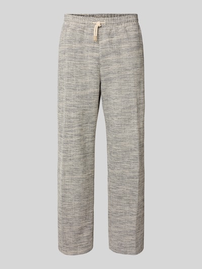 BLKVIS Regular fit stoffen broek met structuurmotief Offwhite - 2