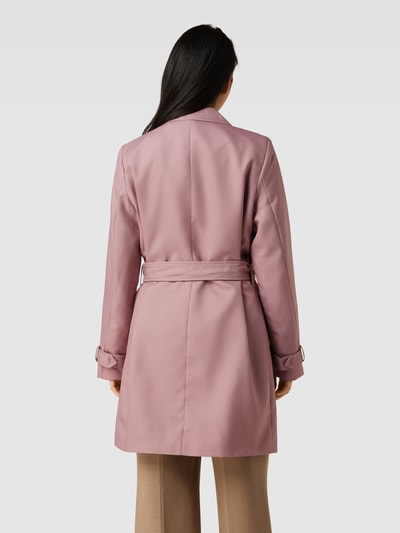 Vero Moda Outdoor Lange jas met strikceintuur, model 'CELESTE' Rosé - 5