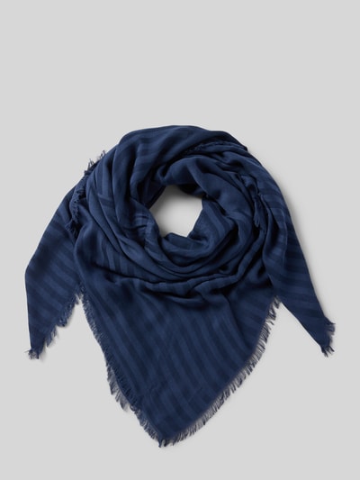 Weekend Max Mara Schulterschal aus Baumwoll-Modal-Mix Modell 'LUGLIO' Marine 1