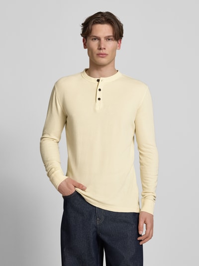 Superdry Longsleeeve mit Knopfleiste Beige 4