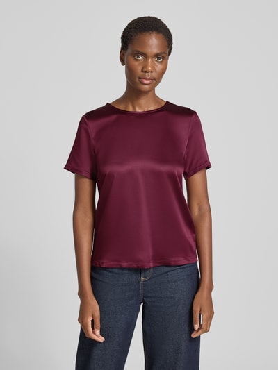 Christian Berg Woman Selection Regular fit blouseshirt met ronde hals Prune - 4