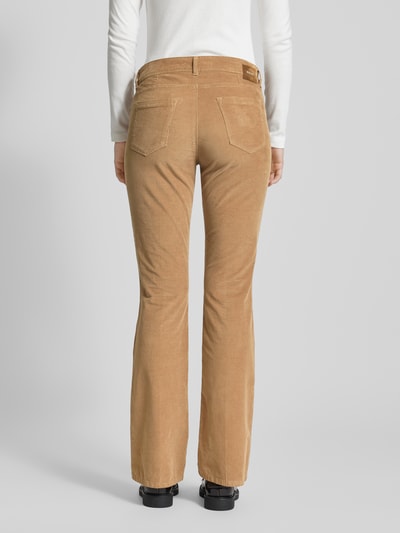 Brax Bootcut chino met structuurmotief, model 'Style. Shakira' Beige - 5