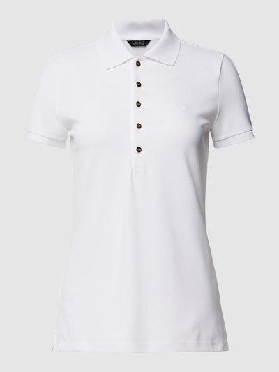 Lauren Ralph Lauren Poloshirt met knoopsluiting, model 'KIEWICK' Wit - 2