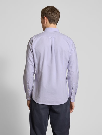 BOSS Orange Regular Fit Freizeithemd mit Button-Down-Kragen Modell 'Rickert' Flieder 5