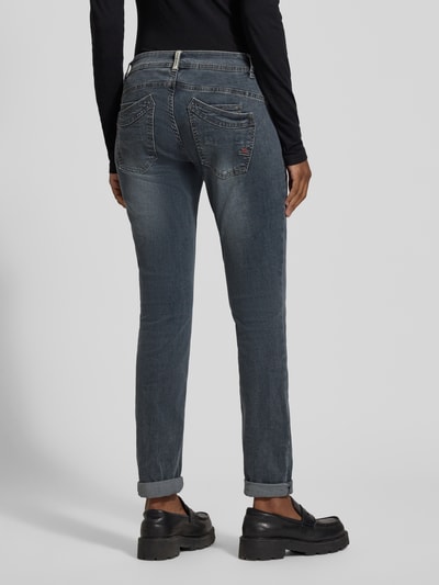 Buena Vista Slim fit jeans in 5-pocketmodel, model 'MALIBU' Donkergrijs - 5