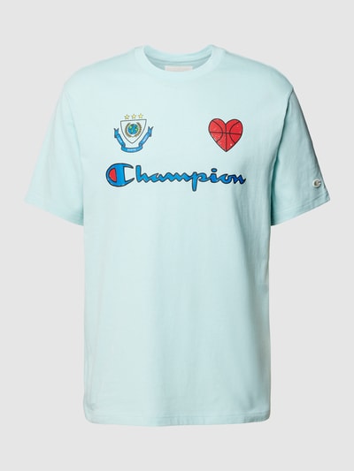 CHAMPION T-shirt met labelprint, model 'ECO FUTURE CIROLAR' Mintgroen - 2