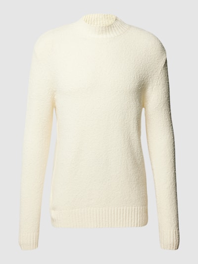 Drykorn Strickpullover mit Stehkragen Modell 'ZAYYN' Offwhite 2