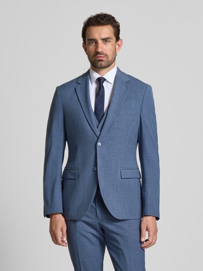 MCNEAL Slim Fit Sakko mit Brustleistentasche Blau 4