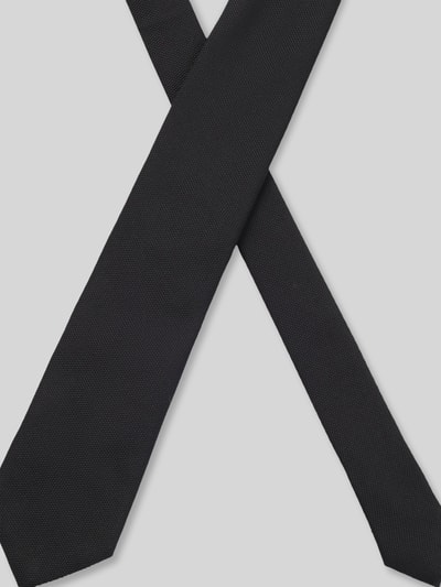 BOSS Krawatte aus Seiden-Mix Modell 'H-Tie 8 CM-ONE' Black 4