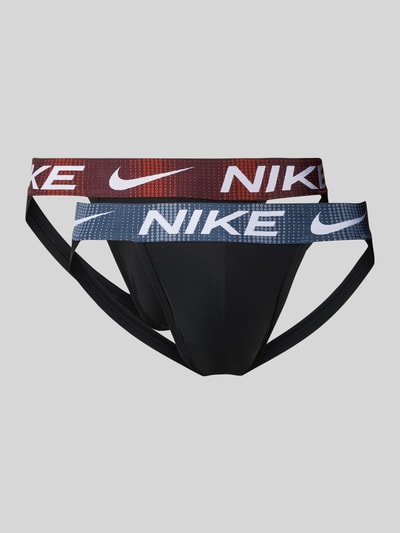 Nike Jockstrap mit elastischem Label-Bund im 3er-Pack Black 1