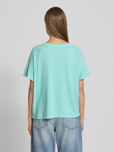 s.Oliver RED LABEL Loose Fit T-Shirt aus reiner Baumwolle Hellblau 5